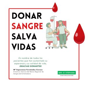 Donar sangre salva vidas. 0